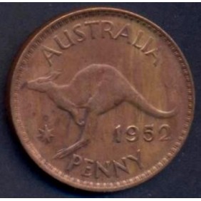 AUSTRALIA 1 Penny 1952 (m)