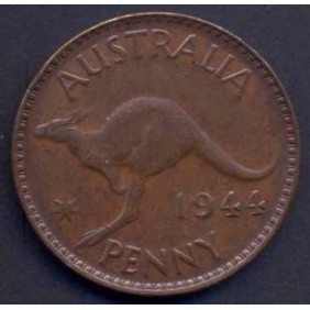 AUSTRALIA 1 Penny 1944 (m)