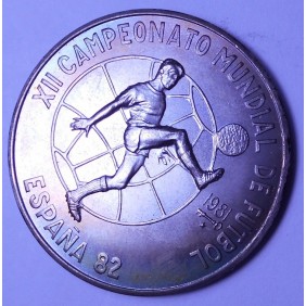 CUBA 1 Peso 1981 Soccer...