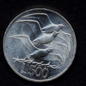 SAN MARINO 500 Lire 1975 AG