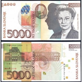 SLOVENIA 5000 Tolarjev 2004