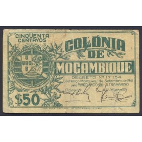 MOZAMBIQUE 50 Centavos 1941