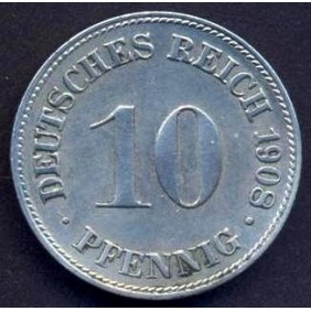 GERMANY EMPIRE 10 Pfennig...