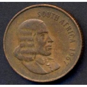 SOUTH AFRICA 2 Cents 1967...