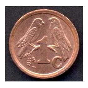 SOUTH AFRICA 1 Cent 1992