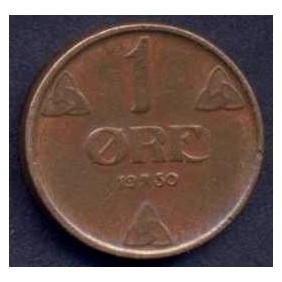 NORWAY 1 Ore 1950