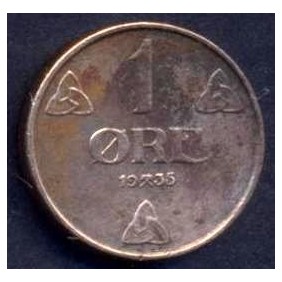 NORWAY 1 Ore 1935
