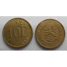 FINLAND 10 Markkaa 1955