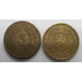 FINLAND 5 Markkaa 1948