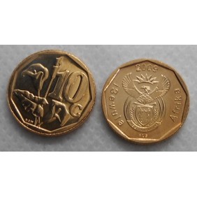 SOUTH AFRICA 10 Cents 2009