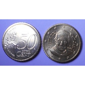 VATICANO 50 Euro Cent 2014...