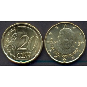 VATICANO 20 Euro Cent 2012