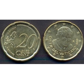 VATICANO 20 Euro Cent 2010