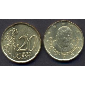 VATICANO 20 Euro Cent 2006