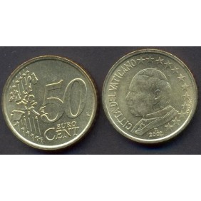 VATICANO 50 Euro Cent 2002