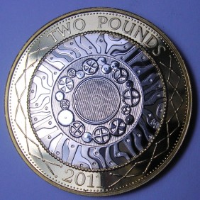 GREAT BRITAIN 2 Pounds 2011...