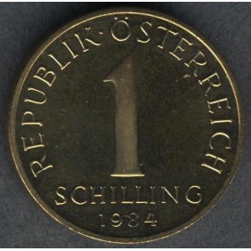 AUSTRIA 1 Schilling 1984 Proof
