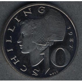 AUSTRIA 10 Schilling 1987...