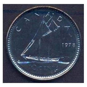 CANADA 10 Cents 1978