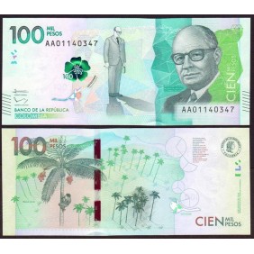 COLOMBIA 100.000 Pesos 2014