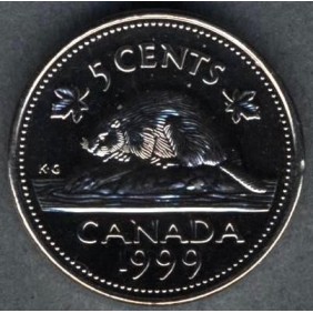 CANADA 5 Cents 1999