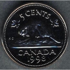 CANADA 5 Cents 1998