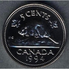 CANADA 5 Cents 1994