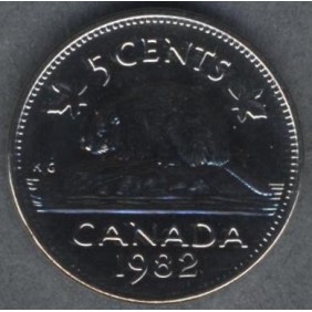 CANADA 5 Cents 1982