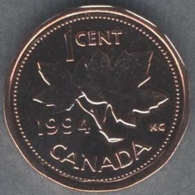 CANADA 1 Cent 1994