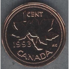 CANADA 1 Cent 1993