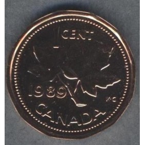 CANADA 1 Cent 1989