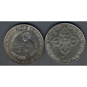BHUTAN 30 Ngultrums 1975...