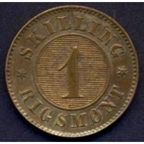 DENMARK 1 Skilling Rigsmont...