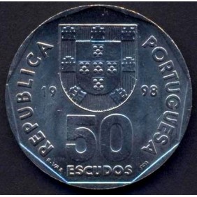 PORTUGAL 50 Escudos 1998
