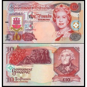 GIBRALTAR 10 Pounds 2006