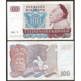 SWEDEN 100 Kronor 1981