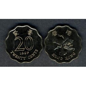 HONG KONG 20 Cents 1997