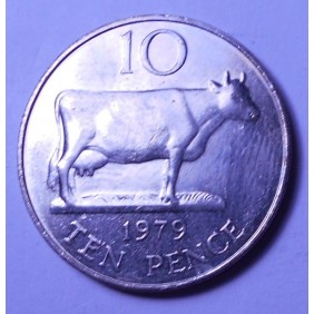 GUERNSEY 10 Pence 1979