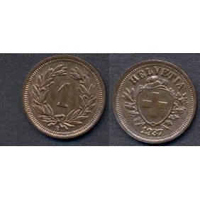 SWITZERLAND 1 Rappen 1937