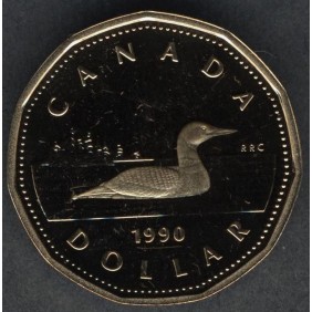 CANADA 1 Dollar 1990 Proof