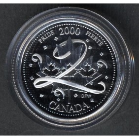 CANADA 25 Cents 2000 Pride...