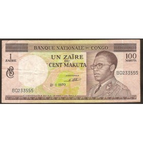 CONGO DEMOCRATIC 1 Zaire -...
