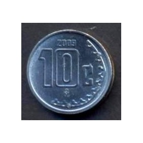 MEXICO 10 Centavos 2009 KM 934