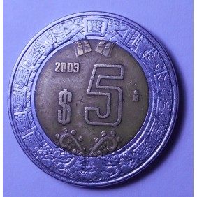 MEXICO 5 Pesos 2003