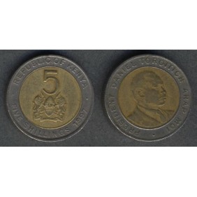 KENYA 5 Shillings 1997