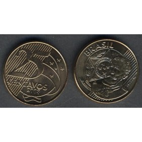 BRAZIL 25 Centavos 2008...