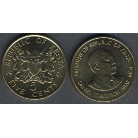 KENYA 5 Cents 1991