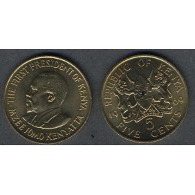 KENYA 5 Cents 1969