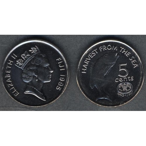 FIJI 5 Cents 1995 FAO