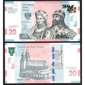 POLAND 20 Zlotych 2015...